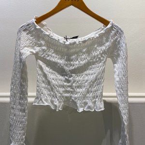 Zara Ruched Long Sleeve